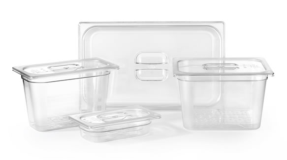 Cubetas Gastronorm de Pujadas fabricadas en copoliéster