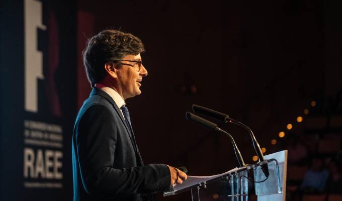 Gerardo Meléndez en el IV Congreso Nacional de Gestión de RAEE, celebrado en septiembre del 2022 en Zaragoza Foto: Congreso Nacional de Gestión RAEE